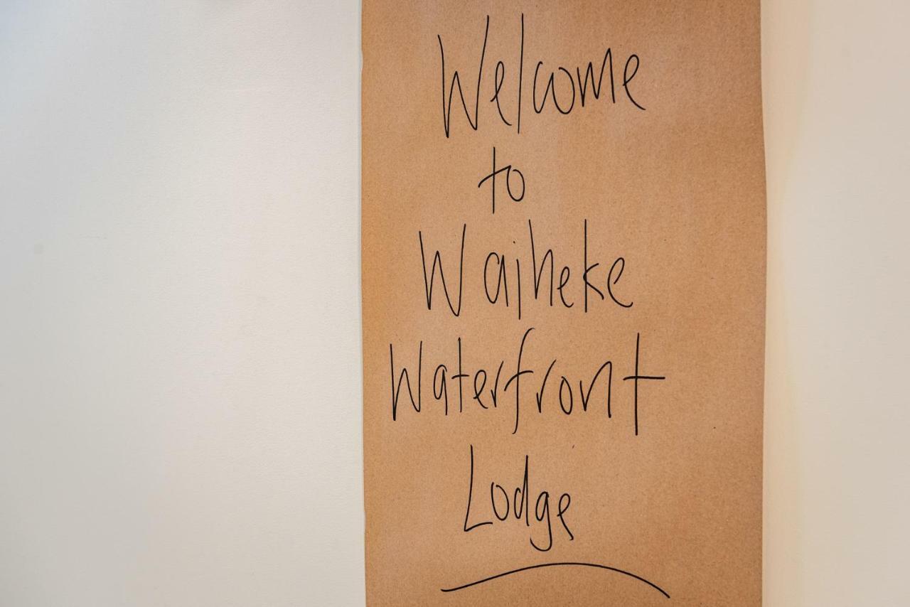 Waiheke Waterfront Lodge Oneroa Екстериор снимка